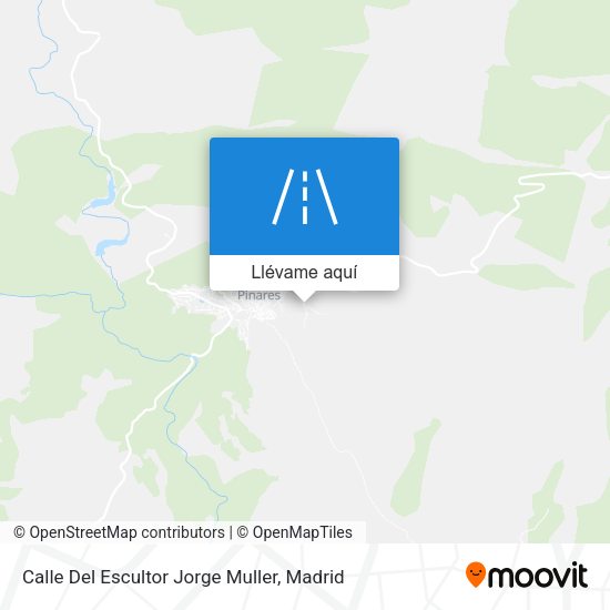 Mapa Calle Del Escultor Jorge Muller