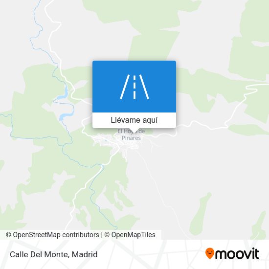 Mapa Calle Del Monte