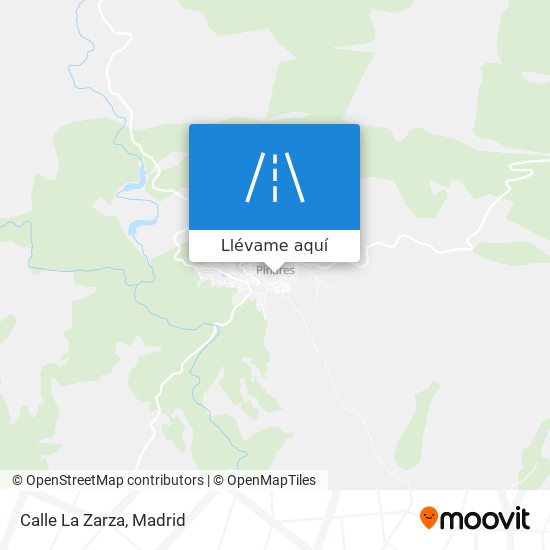 Mapa Calle La Zarza