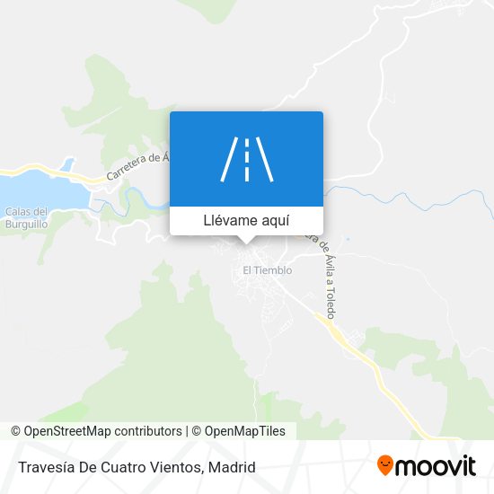 Mapa Travesía De Cuatro Vientos