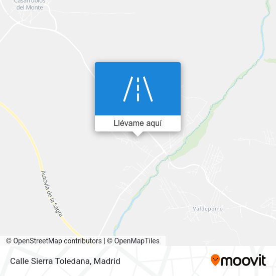 Mapa Calle Sierra Toledana