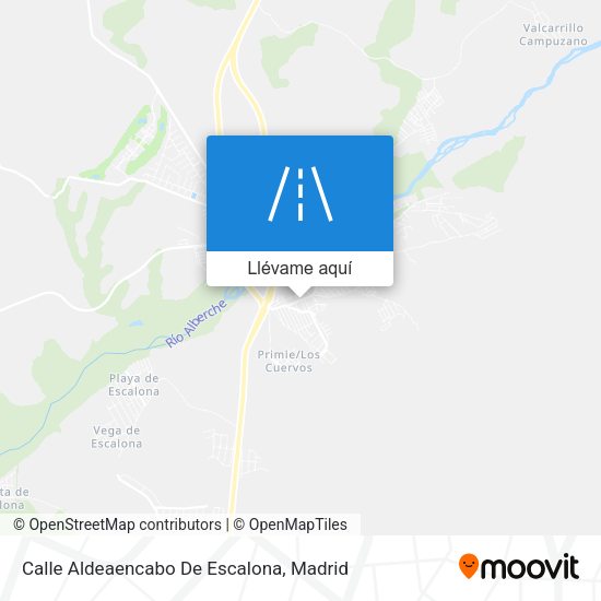 Mapa Calle Aldeaencabo De Escalona