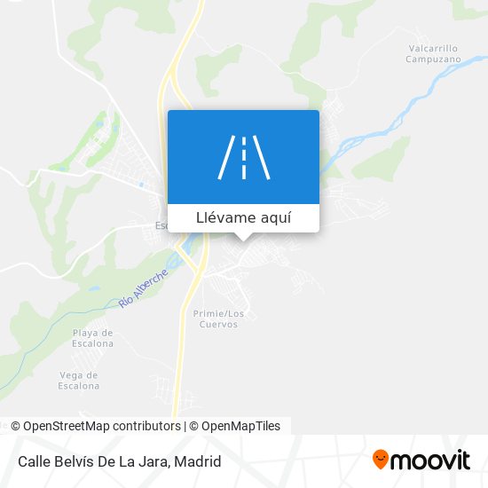 Mapa Calle Belvís De La Jara