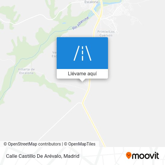 Mapa Calle Castillo De Arévalo