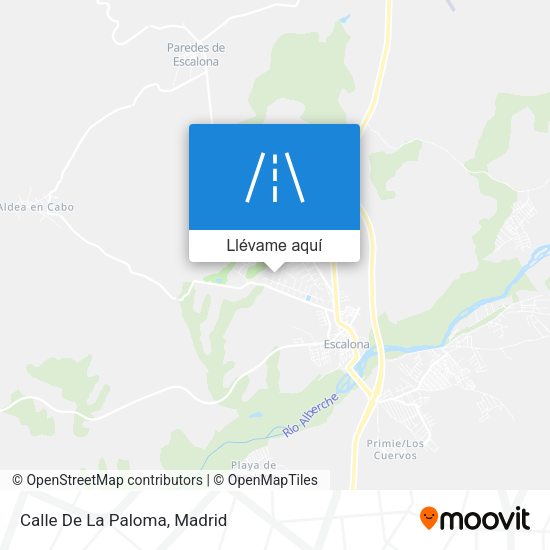 Mapa Calle De La Paloma