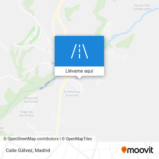 Mapa Calle Gálvez