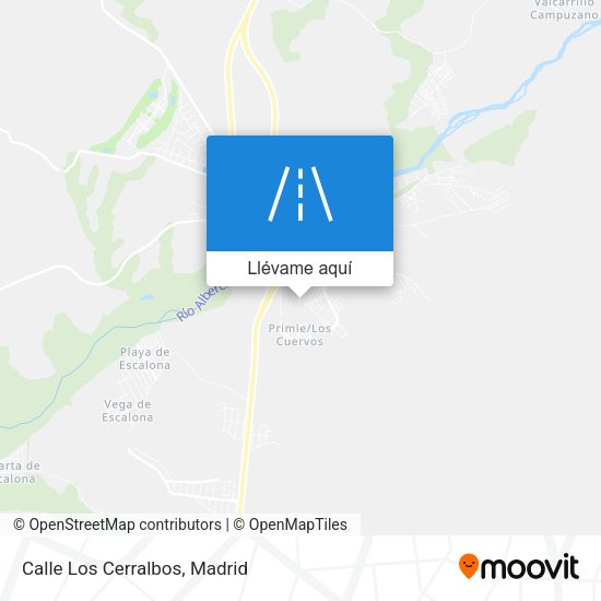 Mapa Calle Los Cerralbos