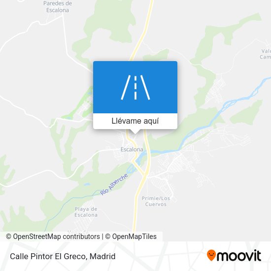 Mapa Calle Pintor El Greco