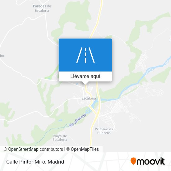 Mapa Calle Pintor Miró