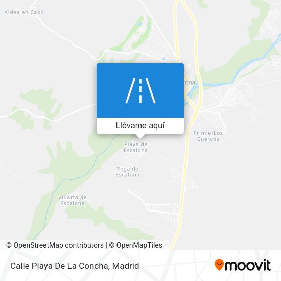 Mapa Calle Playa De La Concha