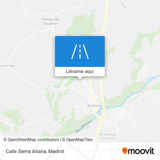 Mapa Calle Sierra Aitana