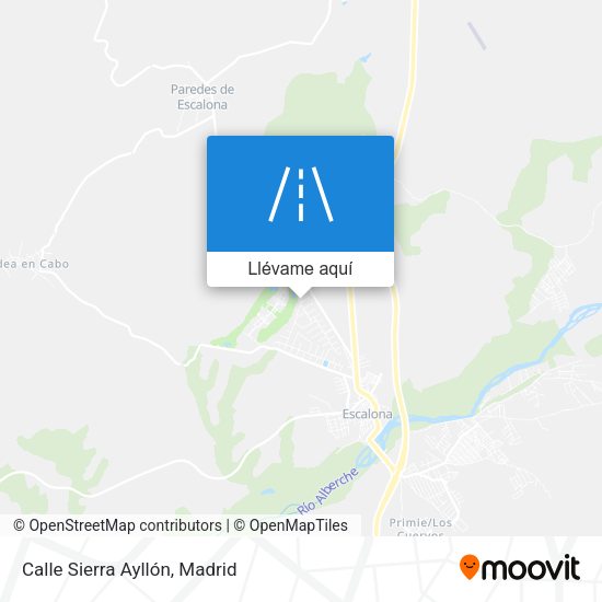 Mapa Calle Sierra Ayllón