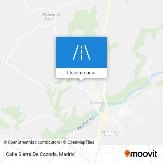 Mapa Calle Sierra De Cazorla