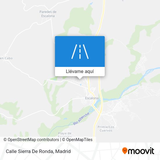 Mapa Calle Sierra De Ronda
