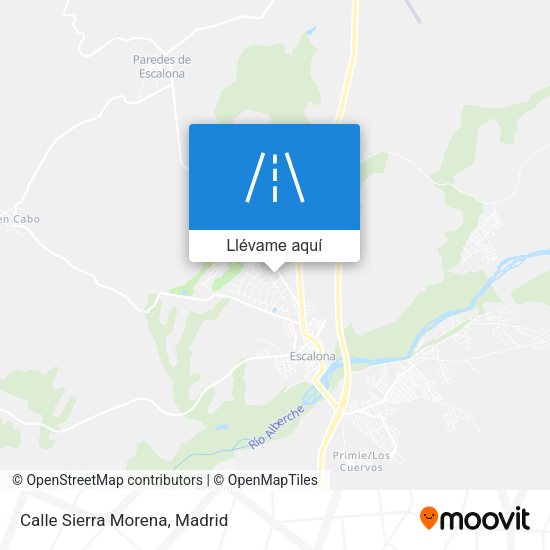 Mapa Calle Sierra Morena