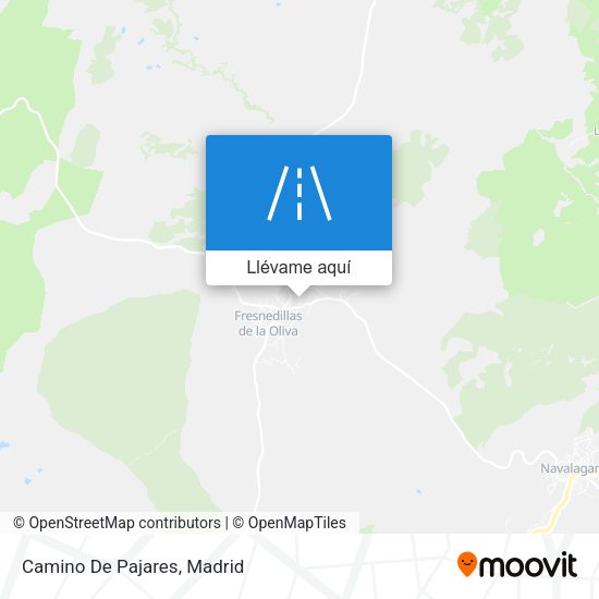 Mapa Camino De Pajares