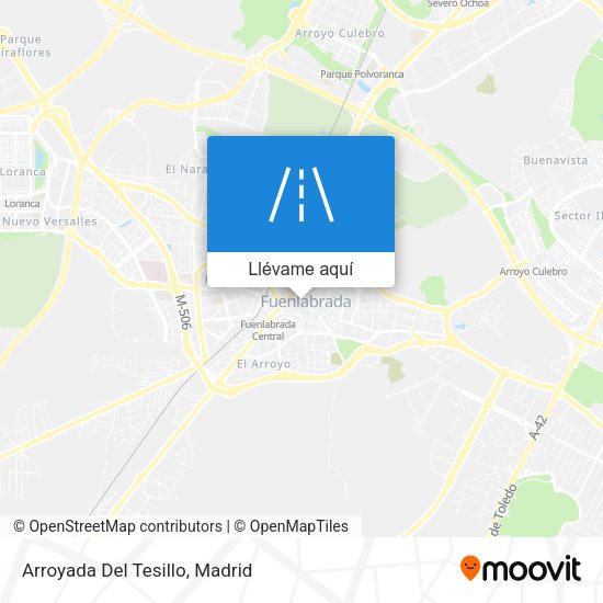 Mapa Arroyada Del Tesillo