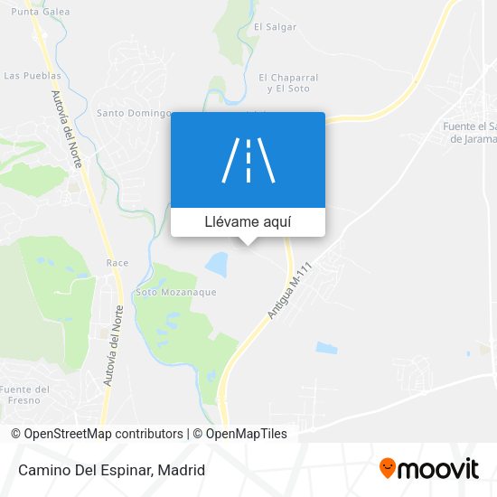 Mapa Camino Del Espinar