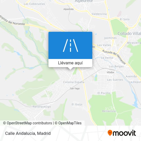 Mapa Calle Andalucía