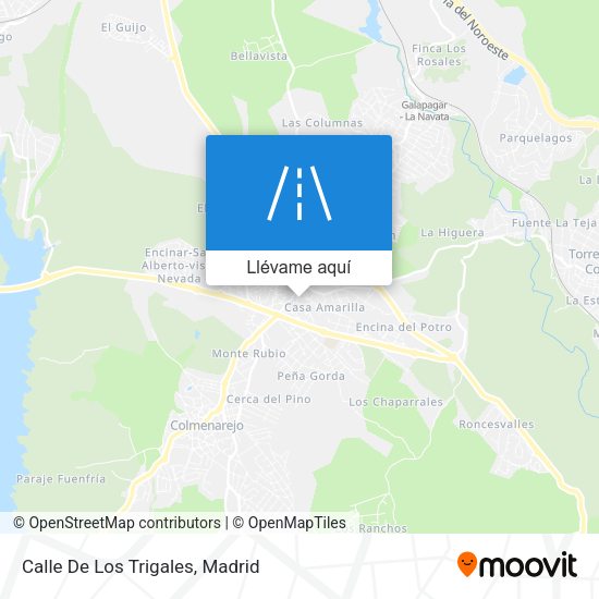 Mapa Calle De Los Trigales