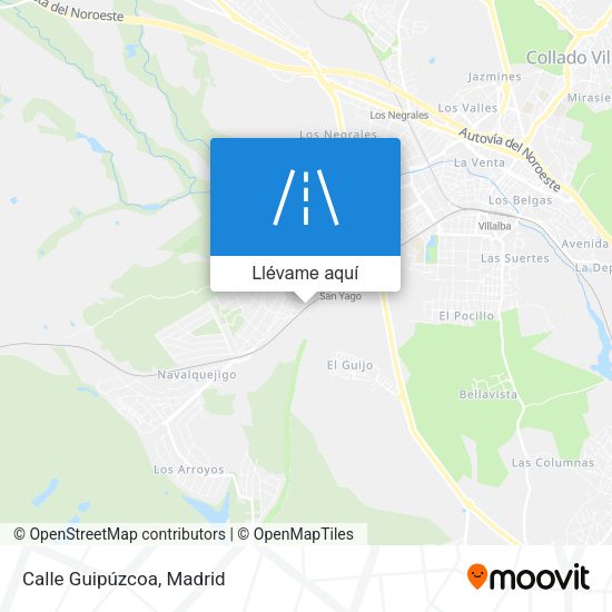 Mapa Calle Guipúzcoa