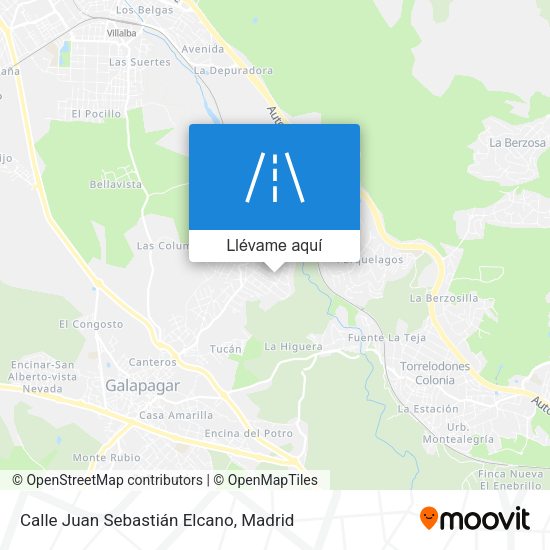 Mapa Calle Juan Sebastián Elcano