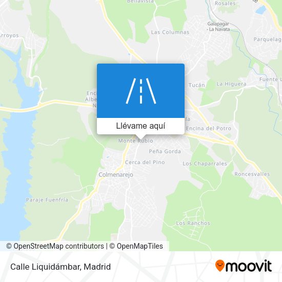 Mapa Calle Liquidámbar