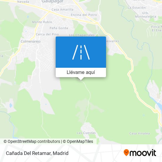 Mapa Cañada Del Retamar