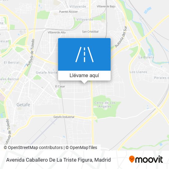 Mapa Avenida Caballero De La Triste Figura