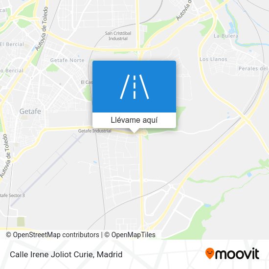 Mapa Calle Irene Joliot Curie