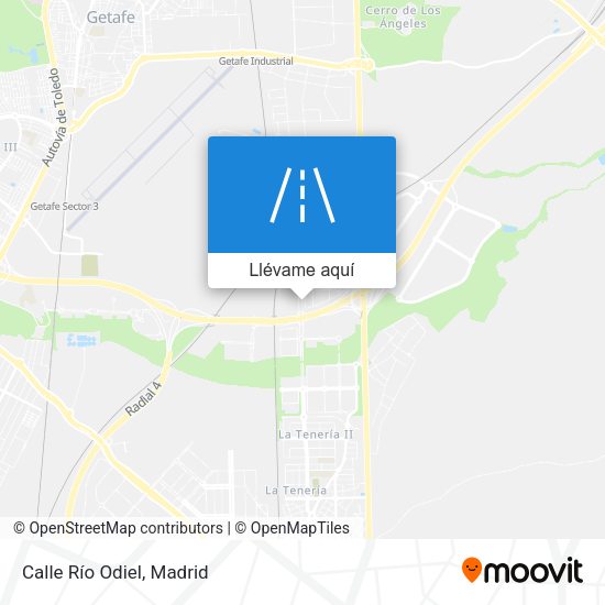 Mapa Calle Río Odiel
