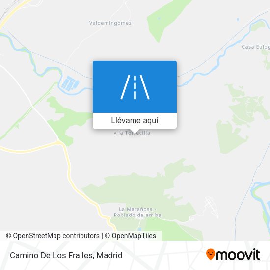 Mapa Camino De Los Frailes