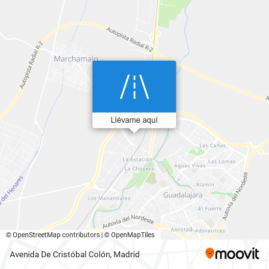 Mapa Avenida De Cristóbal Colón