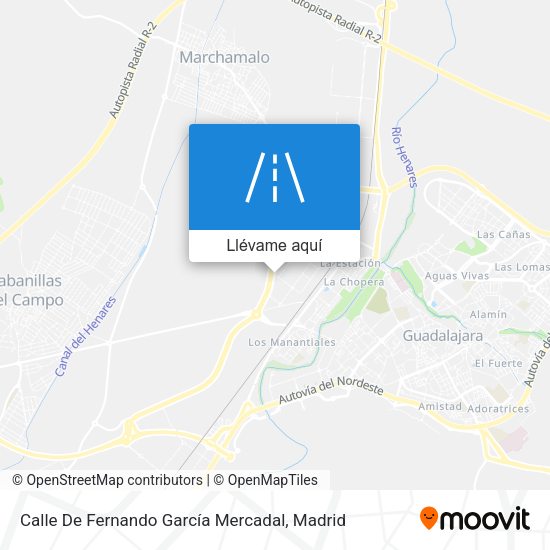 Mapa Calle De Fernando García Mercadal