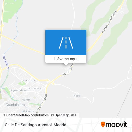 Mapa Calle De Santiago Apóstol