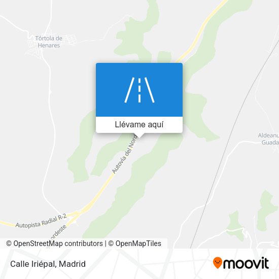 Mapa Calle Iriépal