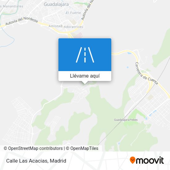 Mapa Calle Las Acacias