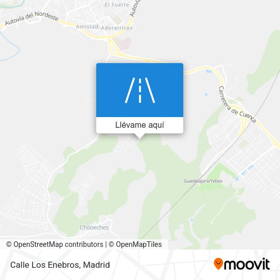 Mapa Calle Los Enebros