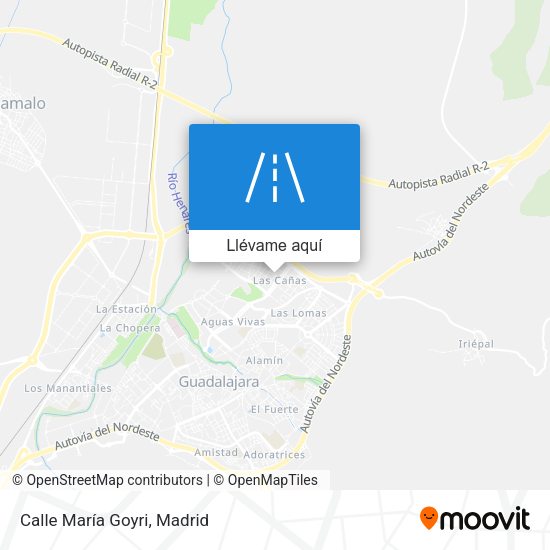 Mapa Calle María Goyri