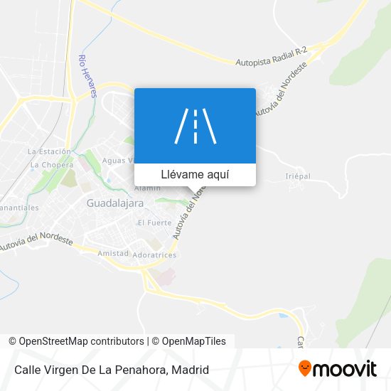 Mapa Calle Virgen De La Penahora