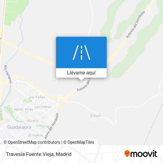 Mapa Travesía Fuente Vieja