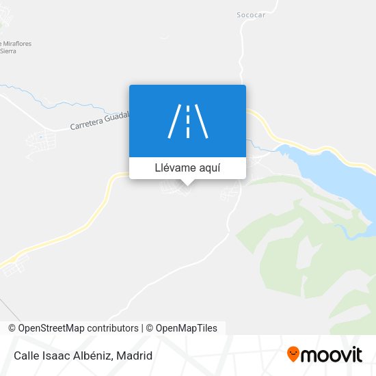 Mapa Calle Isaac Albéniz