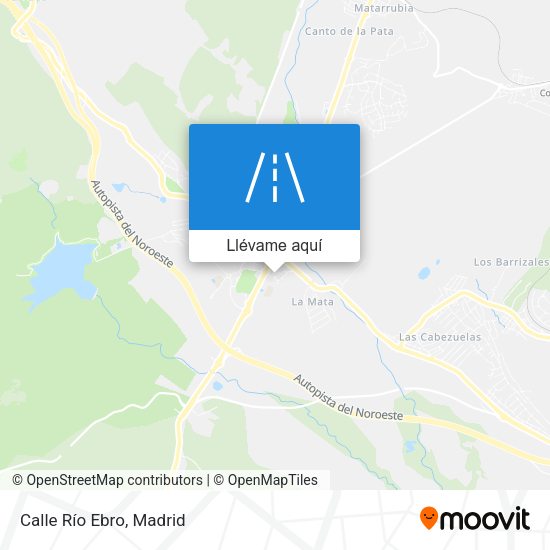 Mapa Calle Río Ebro