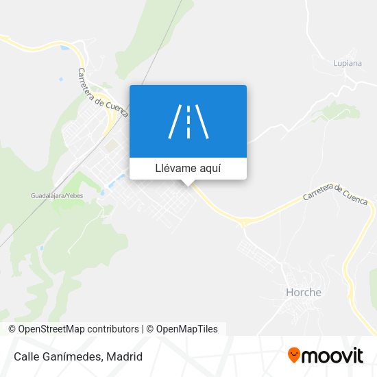 Mapa Calle Ganímedes