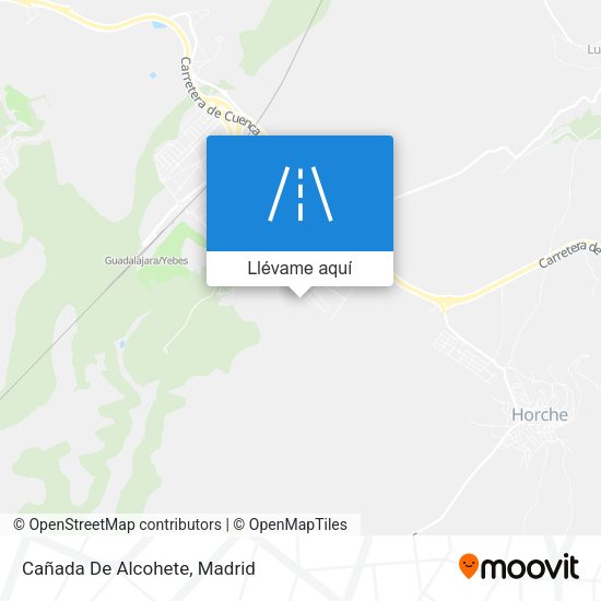 Mapa Cañada De Alcohete