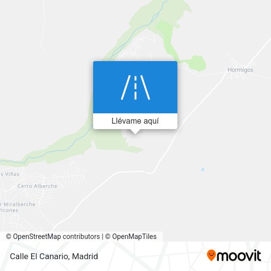 Mapa Calle El Canario