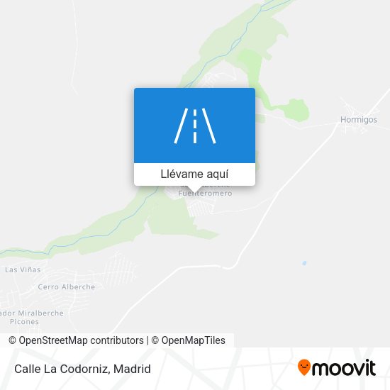 Mapa Calle La Codorniz