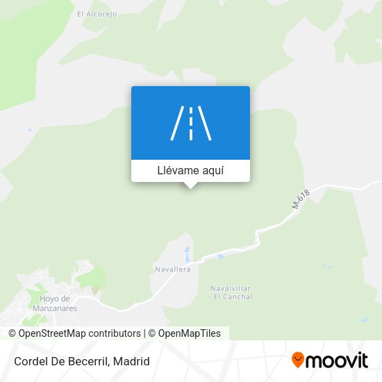 Mapa Cordel De Becerril