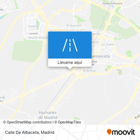 Mapa Calle De Albacete