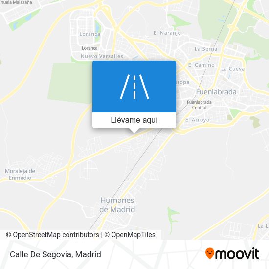 Mapa Calle De Segovia